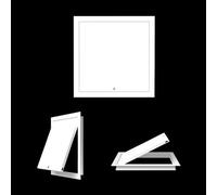 20x20 24x36 30x48 60x80 85x85 Access Panel for Drywall with Keyed Latch Metal Plumbing Access Door Electrical Utility Box Cover for Plumbing Electrical Wiring(White,20x20in(500x500mm))