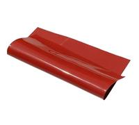 20x20 Inch Transparent Silicone Rubber Sheet - Versatile & Black Silicone Film for Table Protection, 1 Piece(Red,5mm)