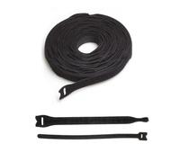 (20x200mm, 25) VELCRO® Brand Cable Ties One Wrap Double Sided Straps Black