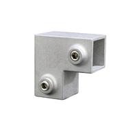 20x20mm Square Tube Connector, 3 Way Elbow, 20x20 Elbow | 20x20mm Square Tube, Fixed Joint, Storage Rack Connector, for Industrial Shelf Construction