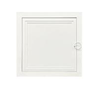 20x24 24x24 24x32 Inch Inspection Hatch Panel，Heavy Duty HVAC Duct Access Door with Ring Handle，Exterior Walls Access Panel Flush Mount Hole Cover Plate，White(28x28in/71x71cm)
