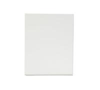 20x25cm Blank White Stretched Mini Canvas Wooden Frame for Artists, DIY Projects, Mixed Media - 280gsm
