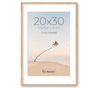 20x30 Solid Oak Poster Frame, Fits 16x24 with Mat or 20x30 Without Mat