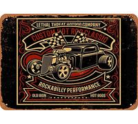 20x30cm Metal Tin Sign,Custom Hot Rod Classic Art Plaque Home Wll Decor For Coffee Bar Room Vintage Decor