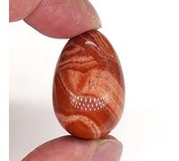 20X30mm Mini Bird Egg Shape Stone Natural Healing Crystal Cone Polished Po Reiki Yoni Exerciser Mineral 1 Piece,Red Jasper