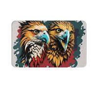 20x31.5 in Area Carpet Eagles Head Pattern Print and Non Slip Modern Carpet in Living Room Bedroom Area