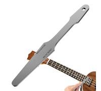 20x3cm Guitar Fret File - Professional Carbon Steel Fret Crowning File, for Rounding, Shaping & Deburring, Ƒret Leveling Tool for Electric Guitar, Handy & Durable, Silver