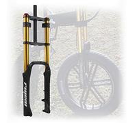 20x4.0 Fat Bike Fork Air Suspension MTB Double Shoulder 1-1/8" Straight