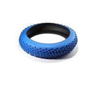 20x4.0 Fat Tire Wide Volume Blue Green Stripe 20/4.0 Foldable 20 4 0 for E-Bike Mountain Snow Beach Bike(Blue)
