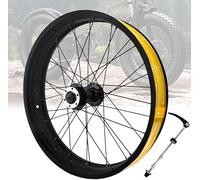 20x4.0 in Fat Bikes Front Wheel for Electric Bicycles Aluminum Alloy E-Bike Front Wheel 36H Disc Brake Hub Quick Release 135MM Bicycles Wheel for Snow/Beach Bikes