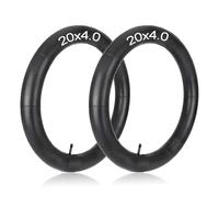 20x4.0 Inner Tube with AV32 Schrader Valve for Ebike Mountain Bikes, City and Electric Bicycle, 20 inch Tire Inner Tube Butyl Rubber Thickened for Bike Accessories (2 Pack)