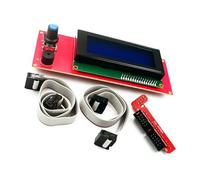 20x4 LCD Smartests Controller Module with Adapter Compatible with RAMPS 1.4 Industrial Control Applications Multi-Line Text Display Controller