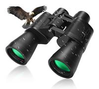 20x50 High Powered Binoculars for Adults, Waterproof Compact Binoculars with Low Light Vision Easy Focus for Bird Watching Hunting Travel Stargazing Cruise with Carrying Bag