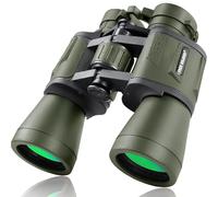 20x50 Hunting Binoculars for Adults with Low Light Night Vision - 28mm Large Eyepiece Professional Waterproof Binoculars for Bird Watching Hiking Concert Travel with BAK4 Prism FMC Lens, Green