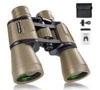 20x50 Military Binoculars for Adults with Smartphone Adapter - Compact Waterproof Tactical Binoculars for Bird Watching Hunting Hiking Concert Travel Theater with BAK4 Prism FMC Lens, Mud