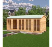 Shire Mayfield Summerhouse 20X8Ft With Interchangable Front Panels