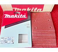 20xGenuine Makita 114mmX102 Palm Sander 1/4" Sanding Sheets DBO480Z -40+240 Grit