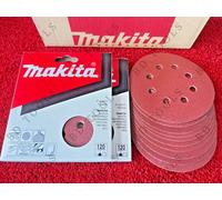 20xGenuine Makita 125mm 120 Grit Hook&Loop Abrasive Disc DBO180 DBO140 Bosch B&D