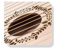 21/24 Strings Wood Lap Harp for Adults, Lyre Harp Portable Stringed Instrument with Instruction Manual, Study Guide Lyre Instrument(24 String - b)