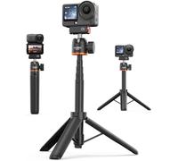 21.4"/54.5cm Magnetic Selfie Stick Tripod for DJI Osmo Nano/Action 6, 2-in-1 Small Desk Tripod w Mini Extension Rod & 360° Ball Head, Extendable Handle Grip/Portable Travel Vlogging Stand/Accessories