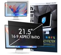 21.5 Inch Computer Privacy Filter for 16:9 Computer Monitor, SOPPY Removable Privacy Screen Protector, Anti Blue Light, Anti-Glare Computer Privacy Film for Monitor 21.5" HP Dell Acer Lenovo Asus