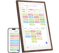 21.5 Inch Digital Calendar Chore Chart with Touchscreen - Full HD Interactive Display, Wall & Desk Mountable Family Planner, to-Do List & Meal Planner, Digital Picture Frame Gifts for Women Mom