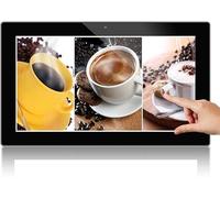 21.5 Inch Digital HD Picture Frame, 1920 * 1080 Full HD 16:9 IPS Display with Motion Sensor Photo/Music/Video Player, Support USB And SD Card Gift