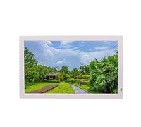 21.5-inch Digital Photo Frame 19201080 high-Resolution IPS Full-View high-Definition Screen can be Regularly Switched on (White)