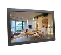 21.5 Inch Digital Photo Frame Electronic Picture Album Smart Frame 1080P FHD IPS Screen for Advertising Display Player(Black)
