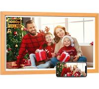 21.5-inch Digital Picture Frame Dual-WiFi Digital Photo Frame - 1080P Video Playback, Smartphone Syn Screen, 32GB, Share Photo Video via App Email, Unlimited Cloud Storage, Wall Mounted for Home Decor