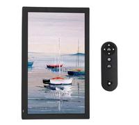 21.5 Inch Digital Picture Frame, FHD, WiFi 32GB, Remote Control, APP for Photos Videos, Black Design (UK Plug)