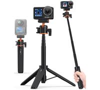 21"/54cm Extendable Selfie Stick Tripod for DJI Osmo Action 5 Pro, Osmo Action 4, Osmo Action 3, Osmo 360, Osmo Nano, Osmo Action Mini Extension Rod with Tripod Stand - Osmo Action Accessories