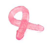 21.56-inch Long Double-Headed Dildo, Lesbian Double Penetration Realistic Dildo, Body-Safe Material G-spot Anal Stimulation Adult Sex Toys for Gay and Lesbian Couples