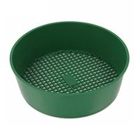 21 * 5cm Garden Sieve for Soil and Stones Garden Sieves Mesh Plastic Soil Sieve Garden Sieve Plastic Riddle Green for Composy Soil Stone Mesh Gardening Tool