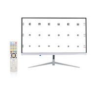 21.5Inch Visual Acuity Chart Digital, Borderless LCD Electronic Optical Vision Meter, 1-6.5m Measuring Distance Adjustable with Multiple Visual Targets and Remote for Optical Shop