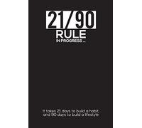 21/90 RULE in Progress: It takes 21 days to build a habit, and 90 days to build a lifestyle