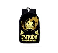 (21) Bendy and the Ink Machine Backpack Kids Students Scholbag Travel Bag Bookbag
