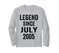 21 Birthday Decorations Men 21yr July 2005 21st Birthday Long Sleeve T-Shirt