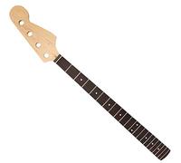 21 Fret Bass Fingerboard, Maple Wood Delicate Workmanship Simple Installation Semi Finished Electric Bass Fingerboard Smooth for Bass Accessory