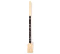 21 Frets Fingerboard, Wear-Resistant Fine Polishing Paddle Shape Guitar Neck Replacement for Cigar Box Guitars