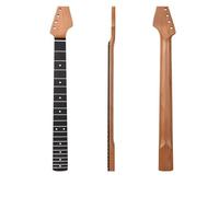21 Frets Roasted Maple Electric Guitar Neck 9.5”-Radius Rosewood Fretboard Peg Holes 8mm Adjustable Truss Rod Accessories