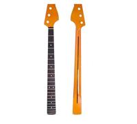 21 Frets Yellow Color Maple Electric Bass Guitar Neck Rosewood Fingerboard Musical Instrument Accessories