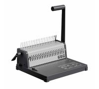21 Hole Manual Comb Punch, Wire Coil Puncher With Metal Comb Plate, Adjustable Hole Punch, For A4 Paper, Office, School, File Book