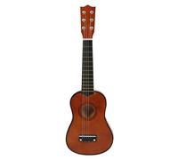 21 Inch Basswood Ukulele 6 Strings Small Bass Acoustic Guitar Musical Instruments With Picks Ukulele Starter Kit(A)