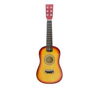 21 Inch Classical Guitar 6 String Folk Acoustic Kids Beginners Musical Instrument Small for Beginners and Children Random Colour Compatible with Motor Skills Toy (A One Size)