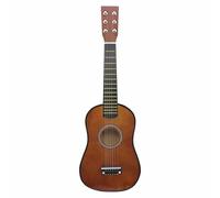21 Inch Classical Guitar 6 String Folk Acoustic Kids Beginners Musical Instrument Small for Beginners and Children Random Colour Compatible with Motor Skills Toy (Coffee, One Size)