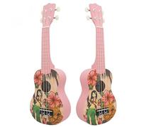 21 Inch Professional Saxophone Ukulele 12 Fret Four String Hawaiian Guitar String Instrument
