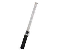 21 Inch Traffic Safety Wand Baton LED Light with Green and Red Color | Rechargeable Battery Safety Baton Two Flashing Modes | Road Warning Flashing Light for Traffic Control, Parking