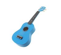 21 Inch Treble Ukulele Beginners Hawaii Four String Guitar + String + Pick Music Instrument(Blue,B)