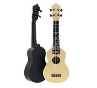 21 Inch Treble Ukulele With Gig Bag+Strap+Strings Kit 15 Frets Hawaiian Ukulele Guitar Musical Instruments Beginners Ukulele(Beige,A)